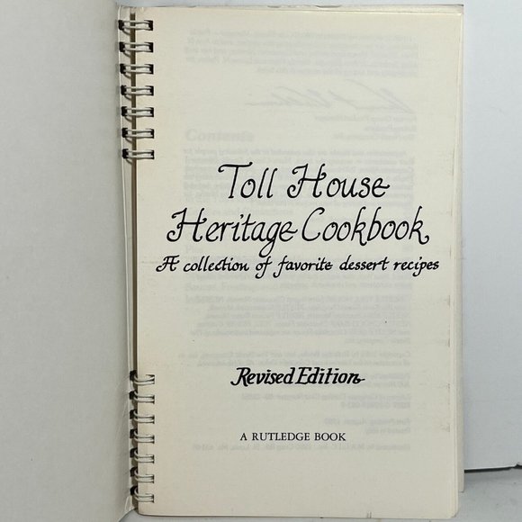 Toll House Heritage Cookbook 1980 Revised Edition First Printing Paperback - Picture 4 of 10